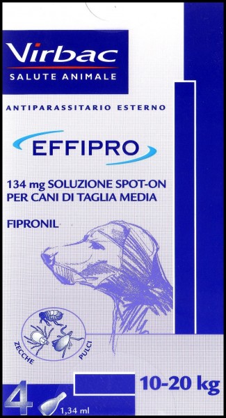 Virbac Effipro antiparassitario esterno per cani da 10-20 kg