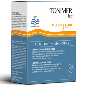 Tonimer Lab Hypertonic Aerosol 1000 ipertonica 18 fiale