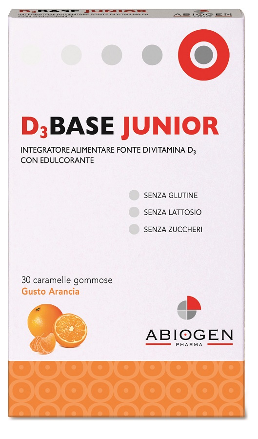 D3BASE JUNIOR 30CARAMELLE  ARANCIA