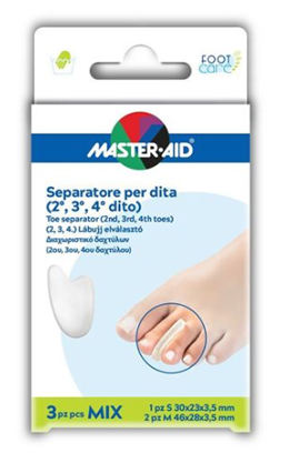 Master Aid Separatore Per Dita 3pezzi