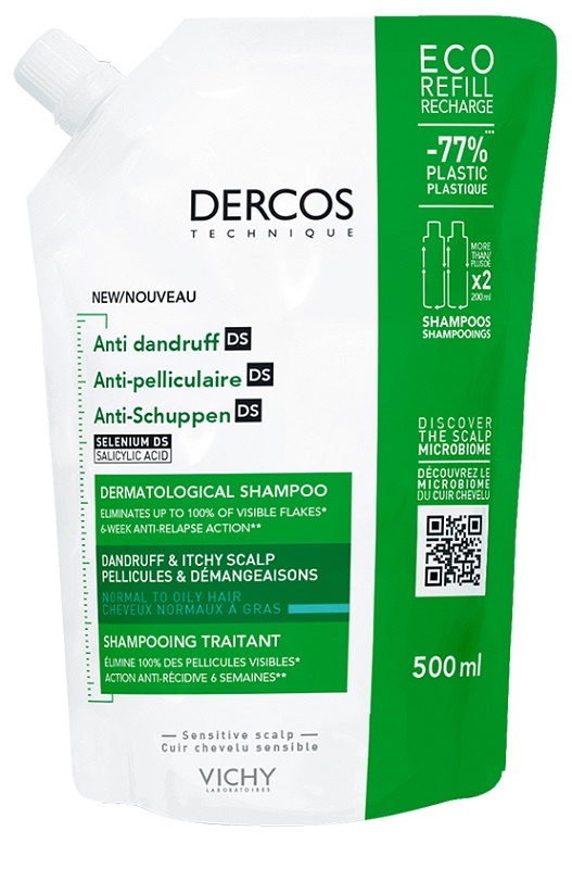 DERCOS Eco Ricarica Shampo anti-forfora 500 ml