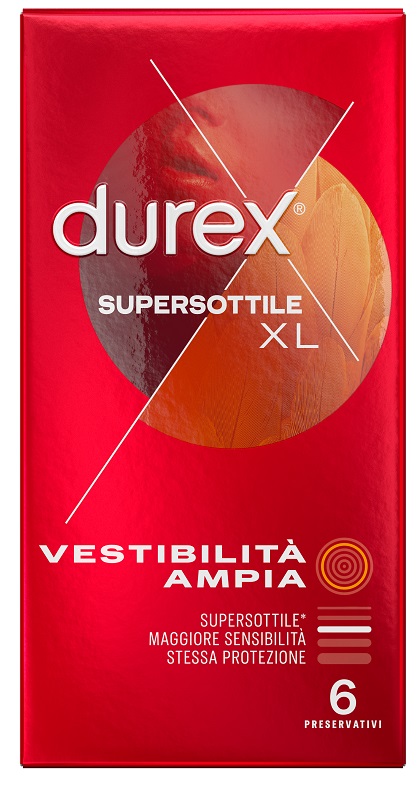 DUREX SUPERSOTTILE XL 6PROFILATTICI