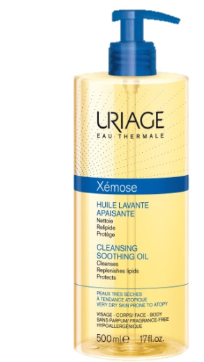 Uriage Eau Thermale Xemose olio lavante lenitivo , pelle molto secca e atopica 500ml