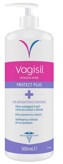 Vagisil Protect Plus con antibatterico naturale detergente intimo 500ml