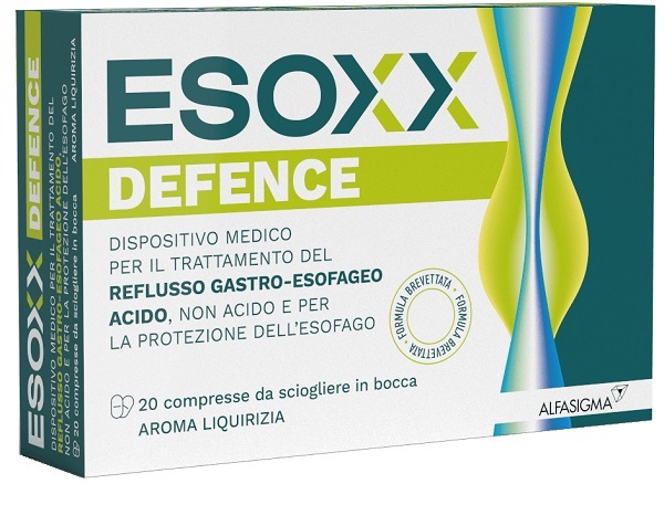 ESOXX DEFENCE 20 COMPRESSE GUSTO LIQUIRIZIA