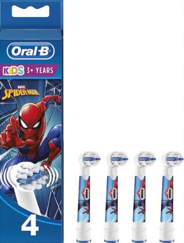 ORALB TESTINA DI RICAMBIO SPIDERMAN 4 PEZZI