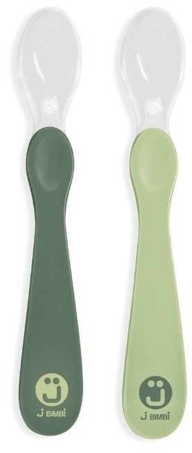 J Bimbi My First Spoon 2 Cucchiai in Silicone