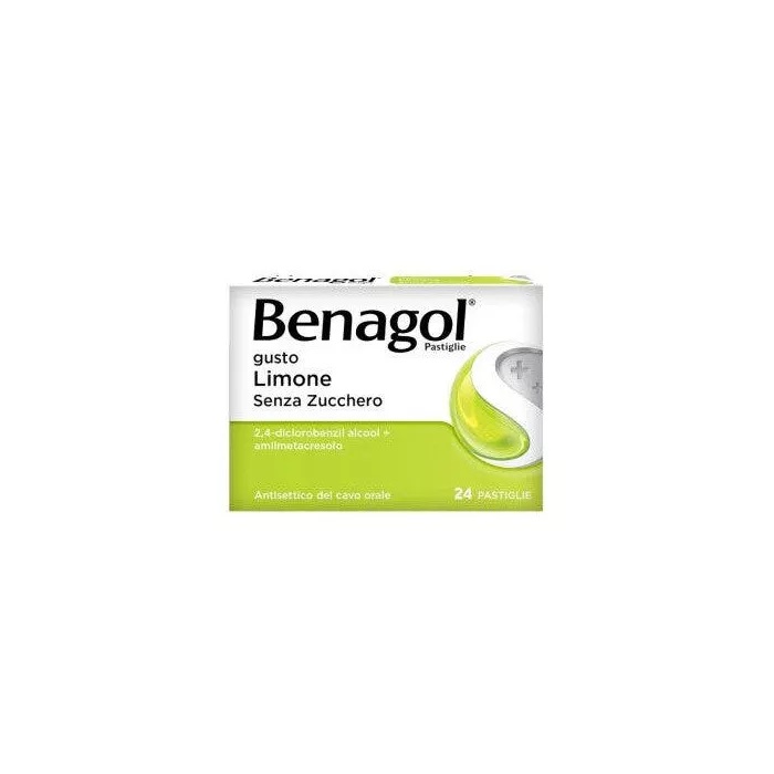 BENAGOL*24PASTIGLIE LIMONE S/ZUCCHERO