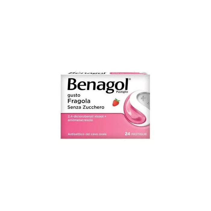 BENAGOL*24PASTIGLIE  FRAGOLA S/ZUCCHERO