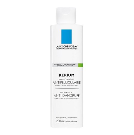 La Roche Posay Kerium anti-forfora cuoio capelluto sensibile e grasso 200ml(disponibile 3 pezzi)